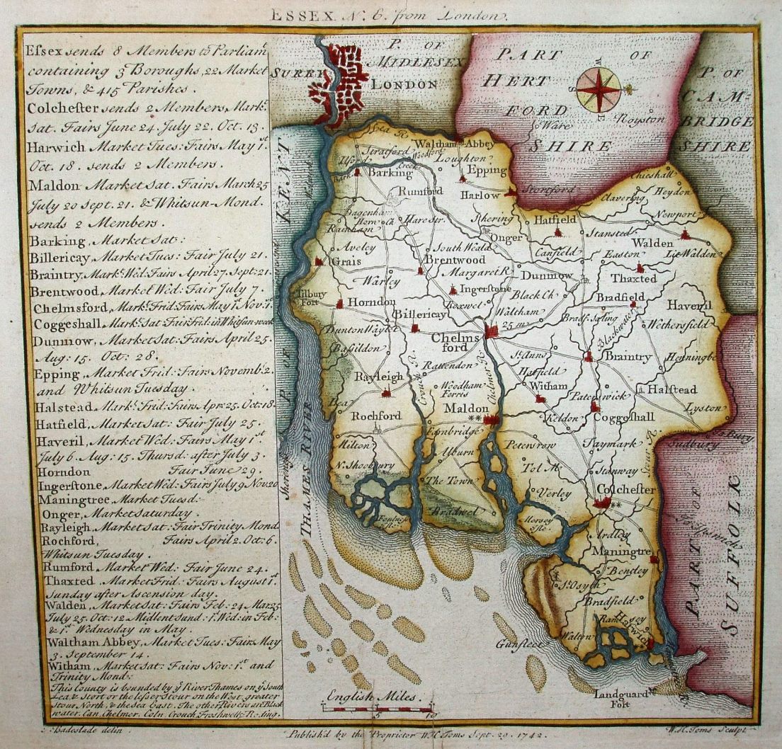 Badeslade & Toms 1742